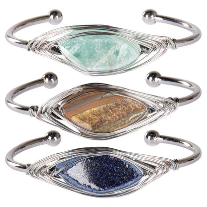 WIRE WRAP BANGLE BRACELETS
