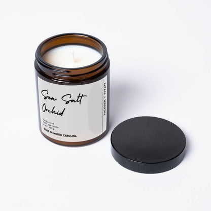 Sea Salt Orchid -  Organic Soy Candle - White Currant - Organic Soy Candle - Year Round