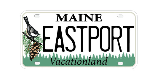 Eastport, Maine License Plate Sticker
