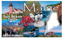 Maine Salt Water Taffy 14oz. Boxes