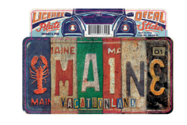Maine Stickers