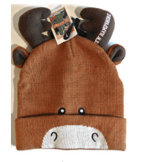 Kids Lobster & Moose Winter Hats