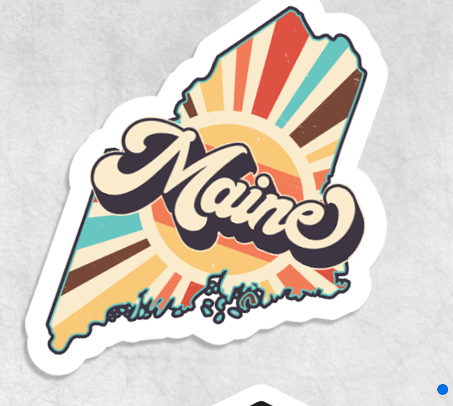 Maine Stickers