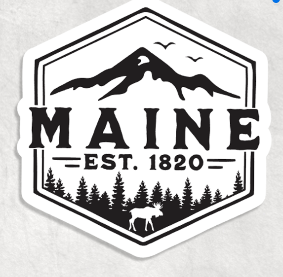 Maine Stickers