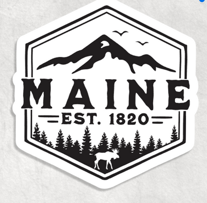 Maine Stickers