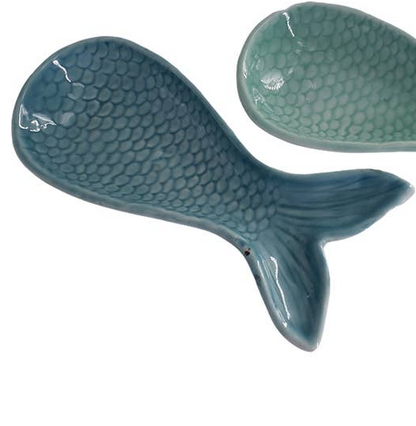 6.25" Ceramic Mermaid Tail Dish
