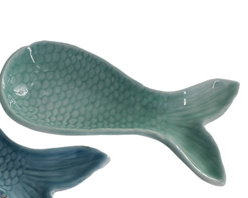 6.25" Ceramic Mermaid Tail Dish
