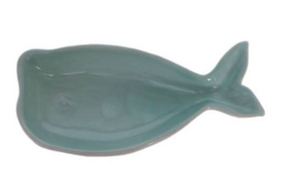 Ceramic Whale 6.25" Dish