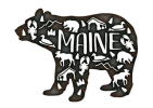 Maine Laser Cut Metal Magnets