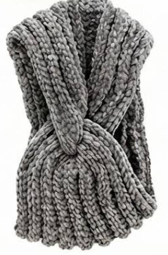 Fuzzy Knitted  Winter Headband