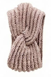 Fuzzy Knitted  Winter Headband