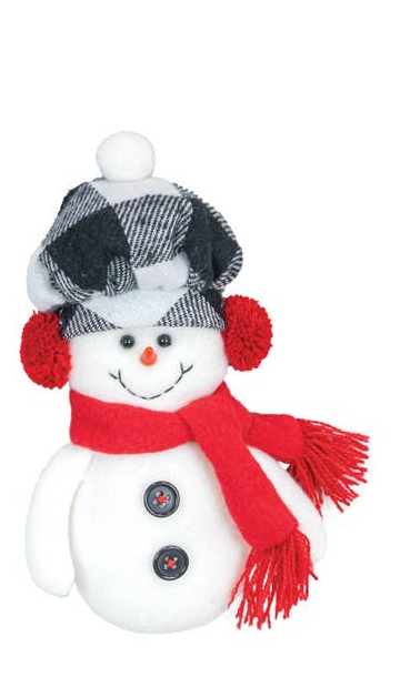 WINTER SNOWMAN ORNAMENT.