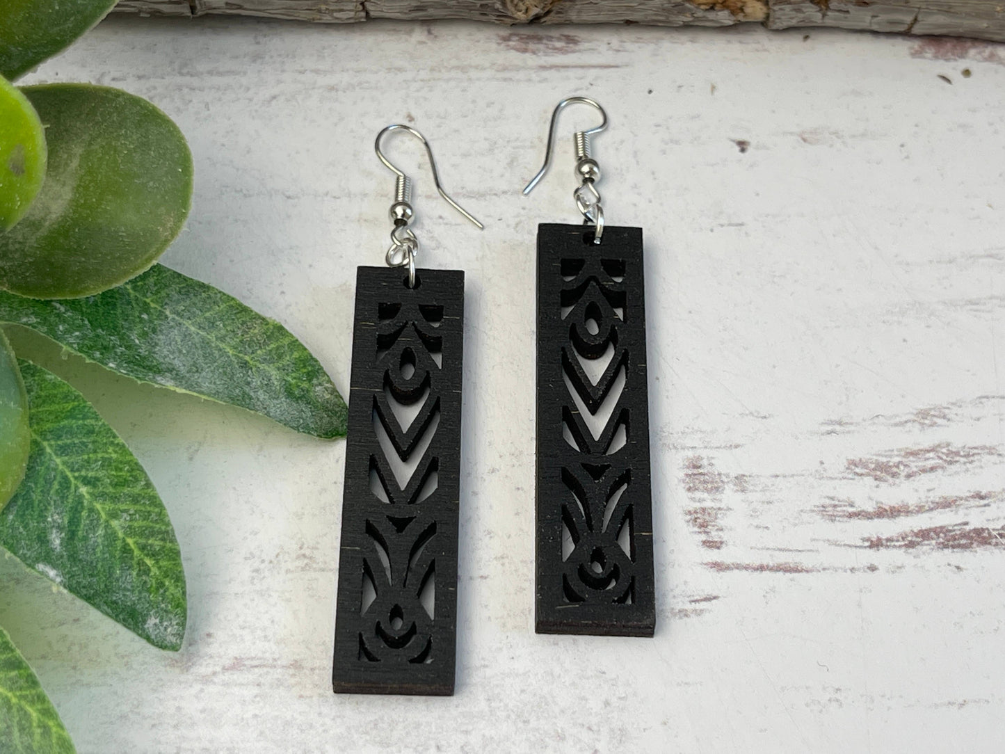 Rectangle Mandala Earrings