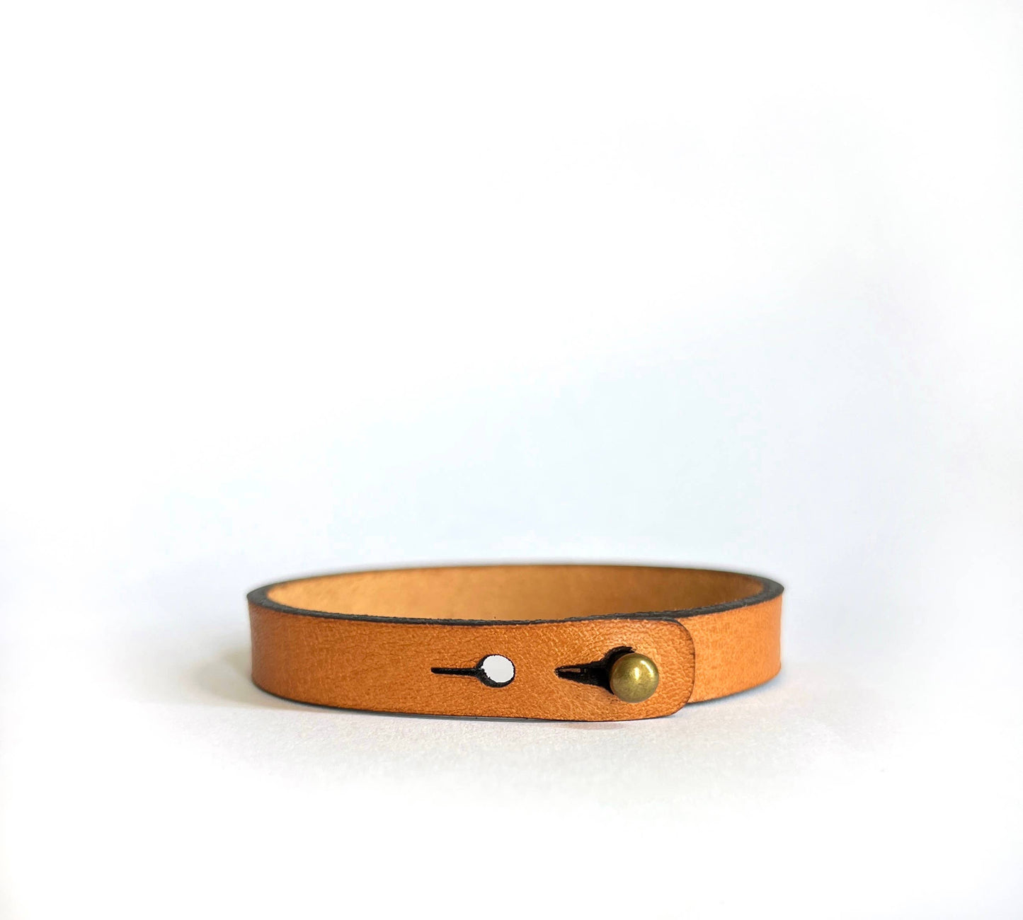 Maine State Thin Leather Bracelet
