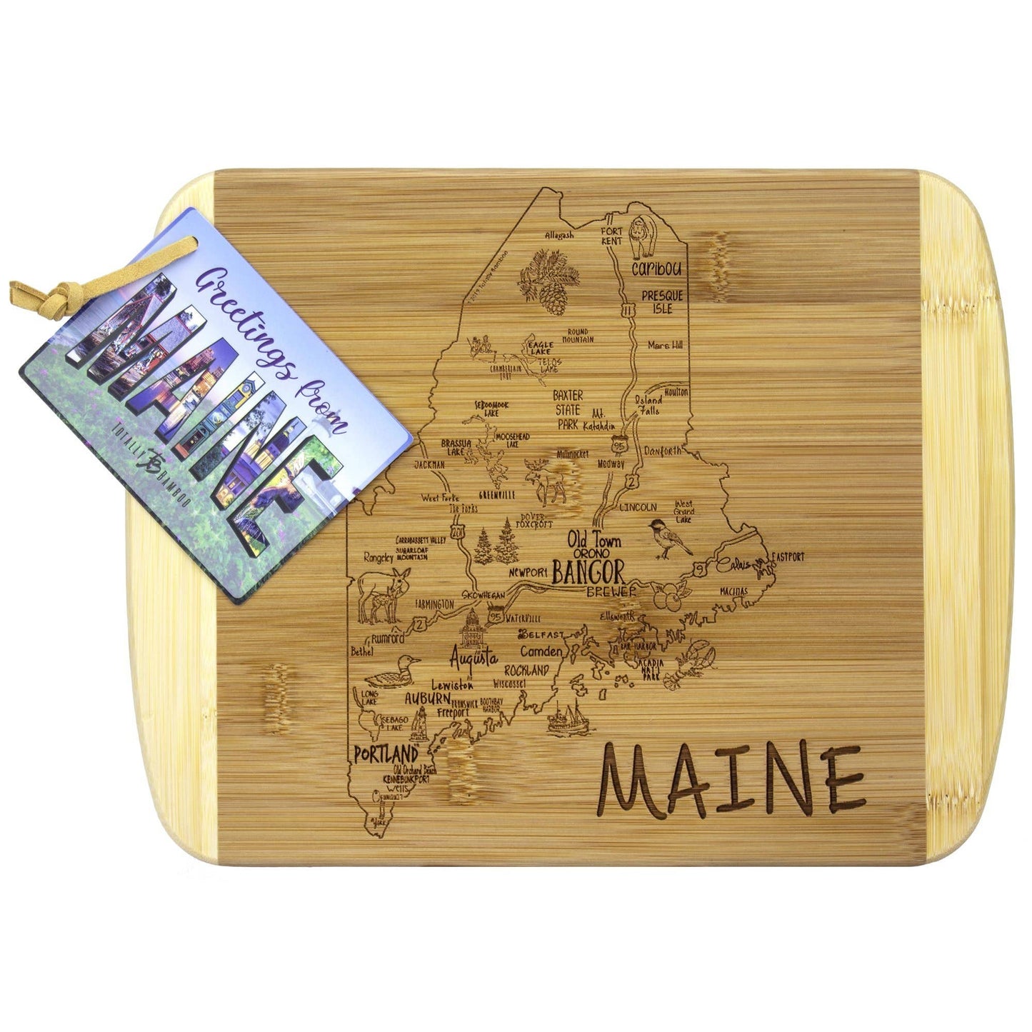 A Slice of Life Maine Cutting & Charcuterie Board
