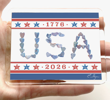 Patriotic magnets | USA 250th anniversary magnet