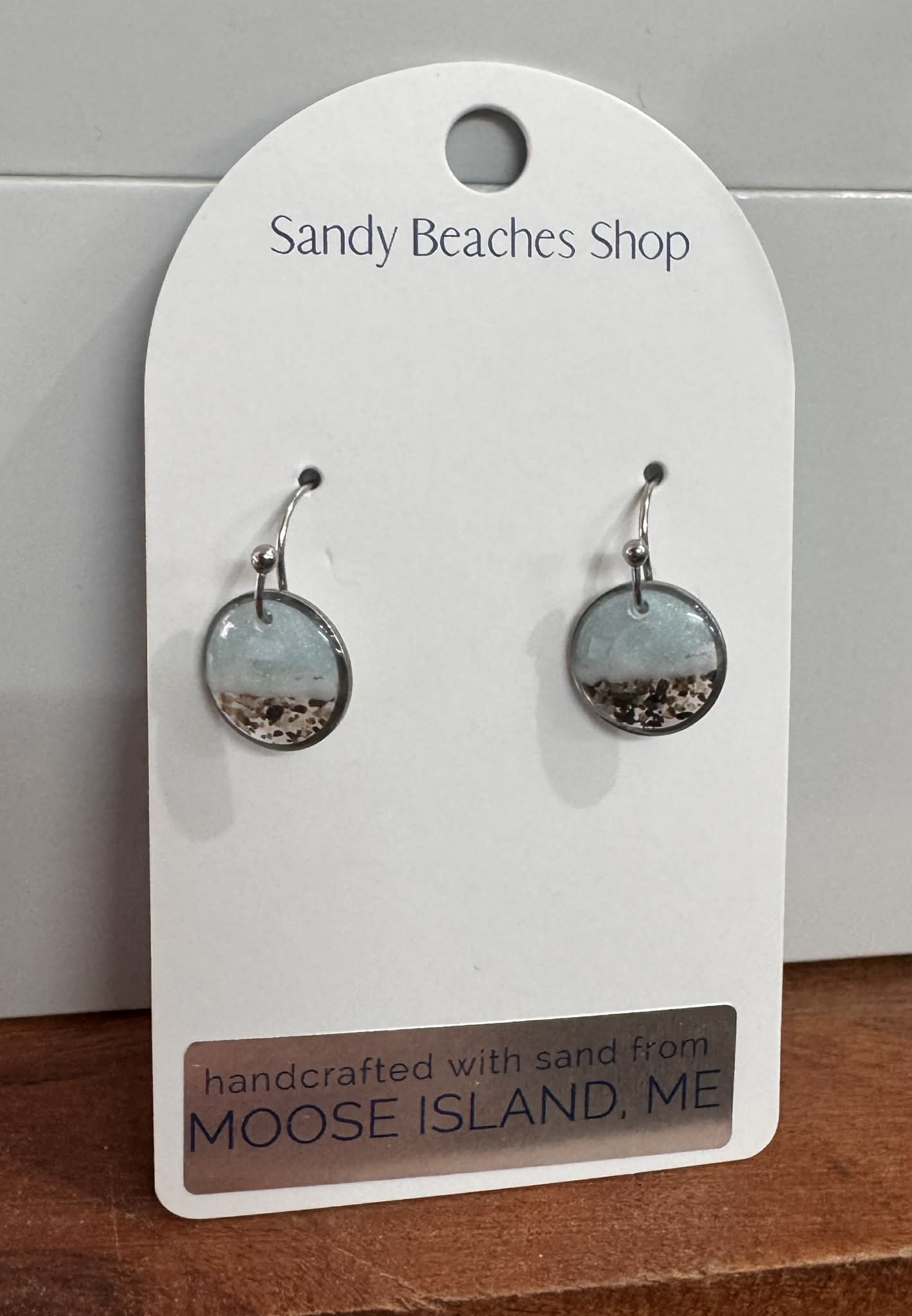 Custom Sand Dangles Silver