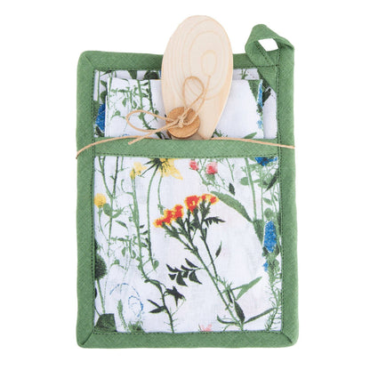 3 Piece Spring Meadow Cotton Kitchen Set