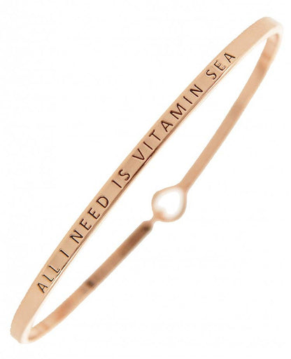 ALL I NEED IS VITAMIN SEA 3mm Bangle