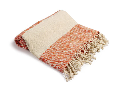 Aegean Concept Turkish Beach Towel, Quick-Dry, Baby Blue