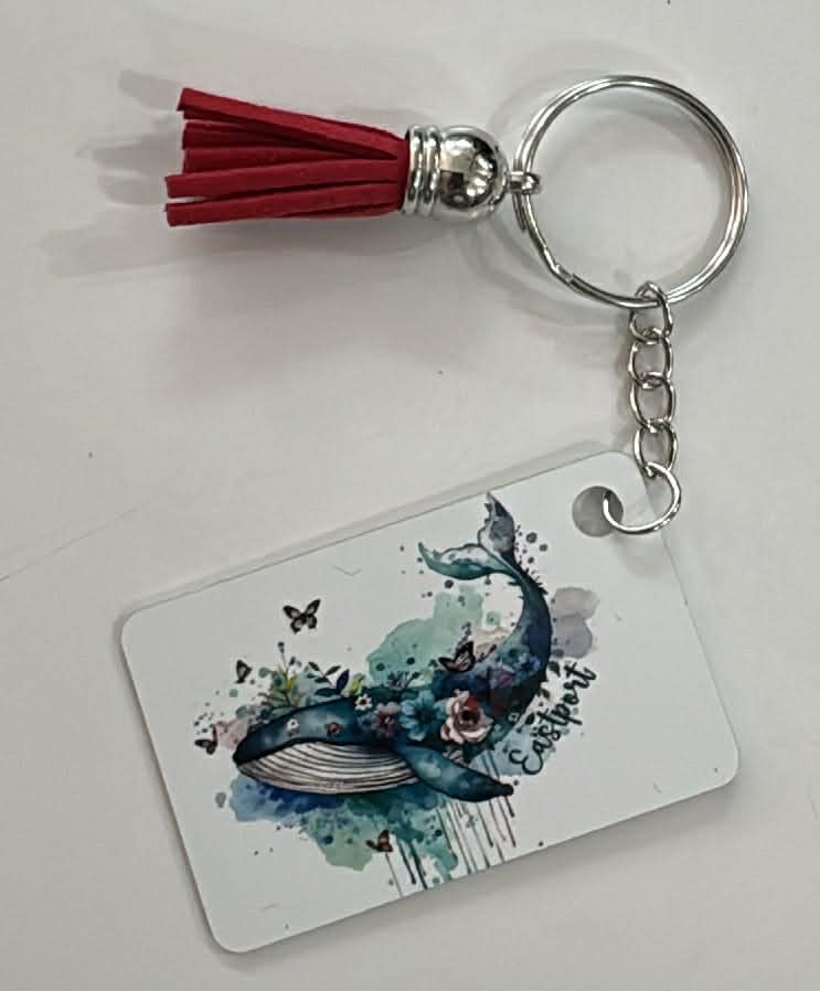 Maine Themed Keychains w/Tassel