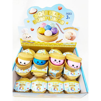 Colorful Dumpling Squishy with Steamer