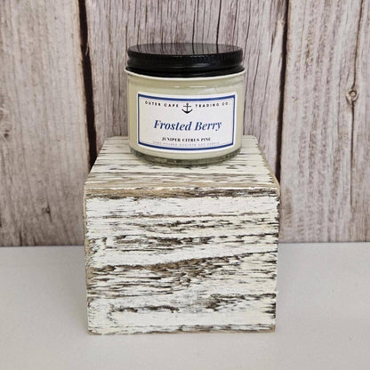 Frosted Berry Soy Candle with Crackling Wooden Wick