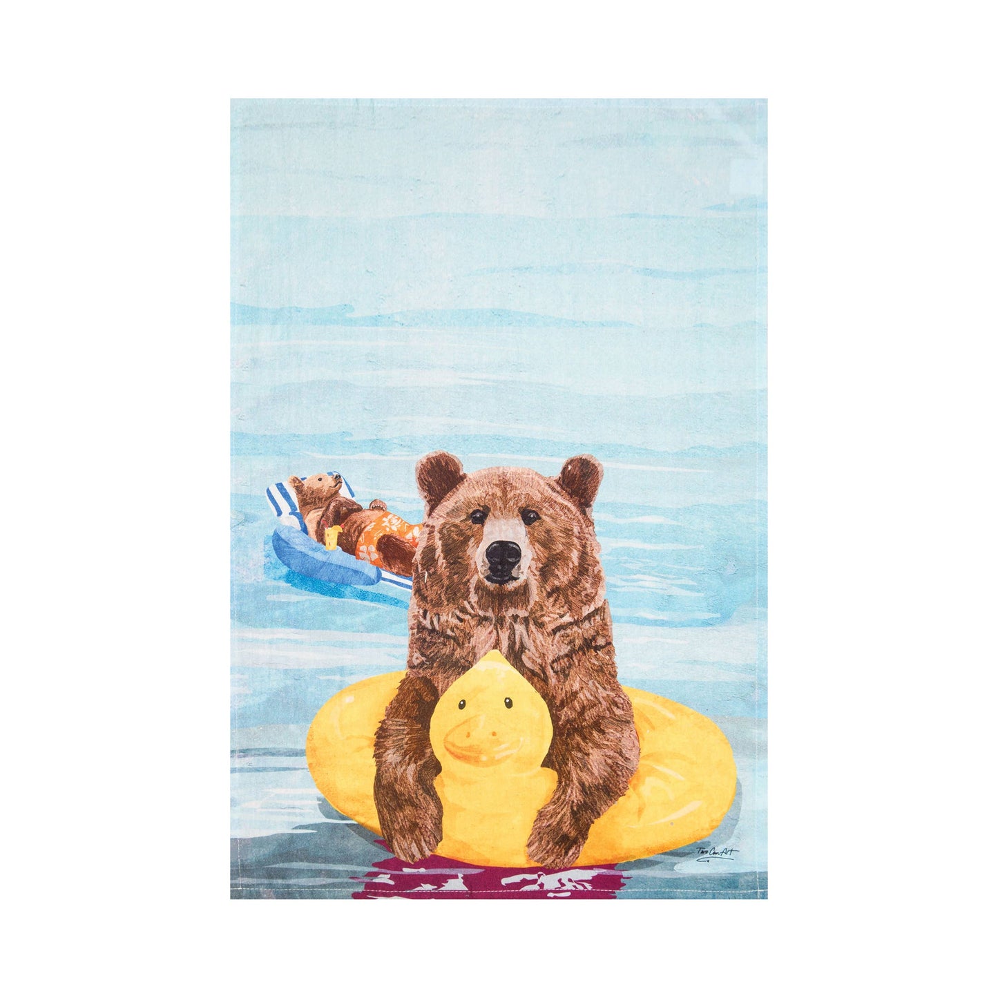 Innertube Bear Kitchen Towel