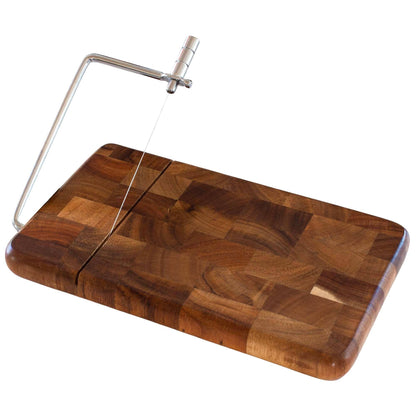 Rock & Branch® Acacia Charcuterie Board with Cheese Slicer