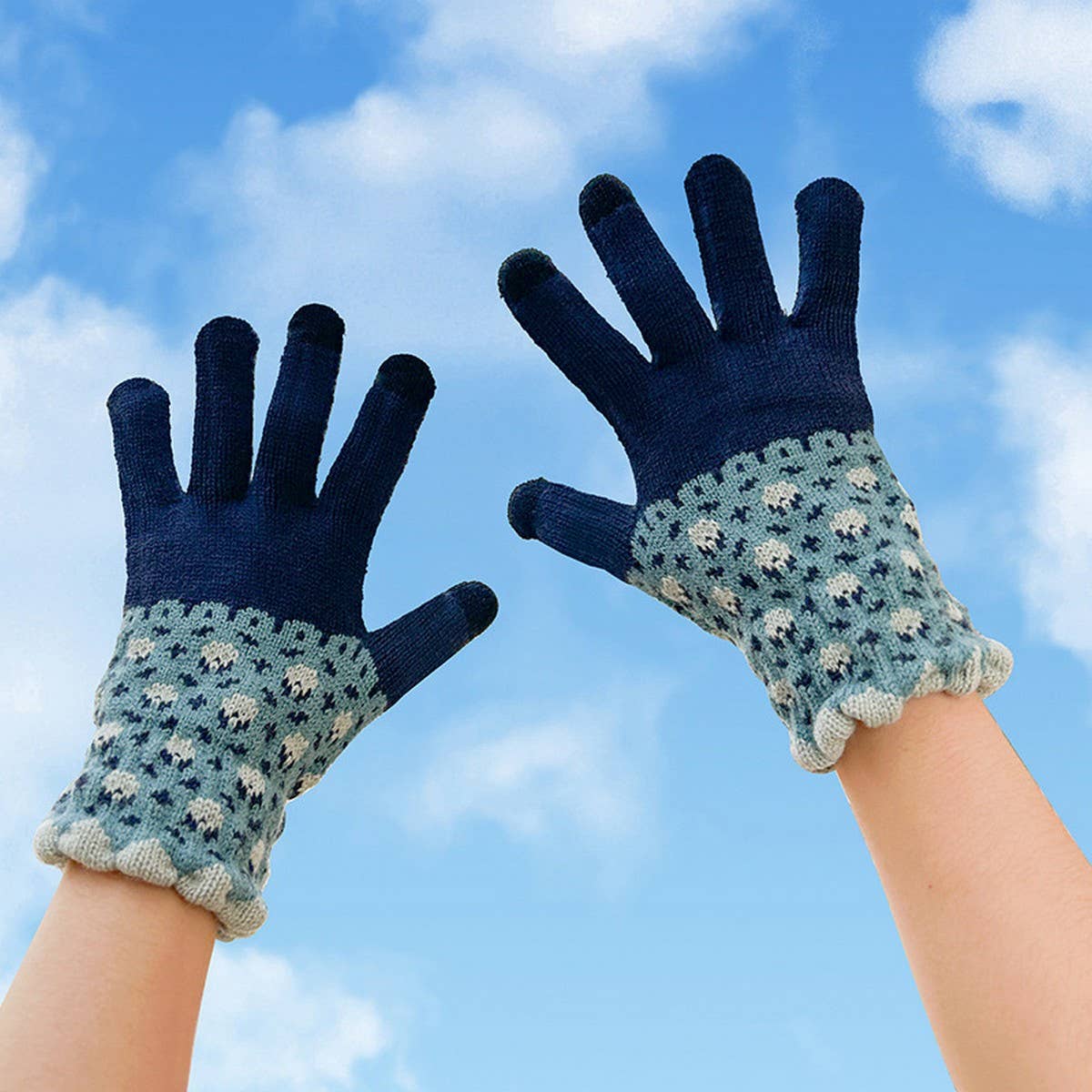 Cute Knit Gloves for Women  Touchscreen