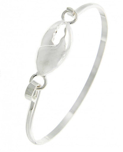 Silver Lobster Claw Bangle