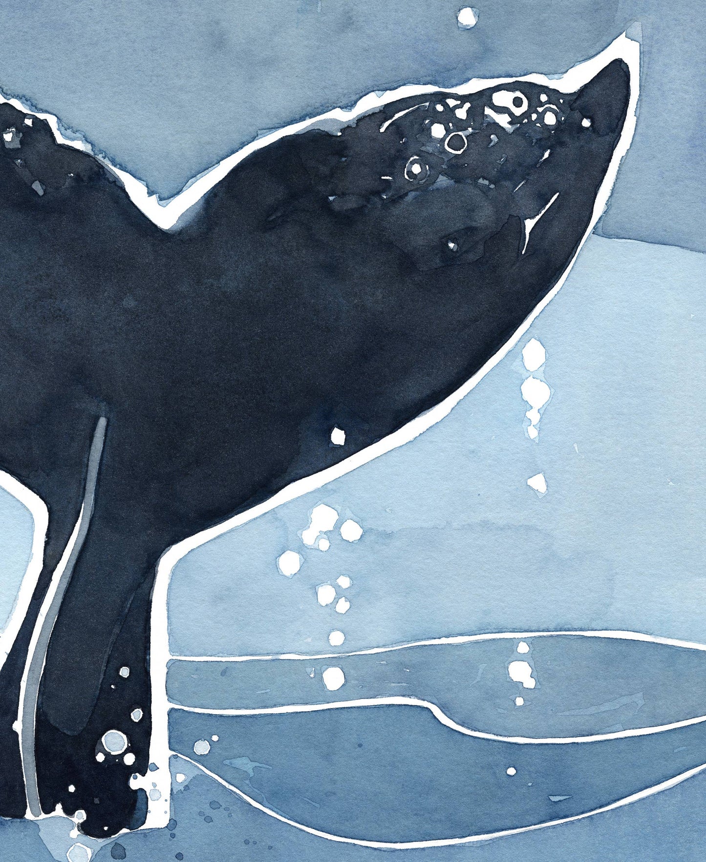 Whale Tail Art Print