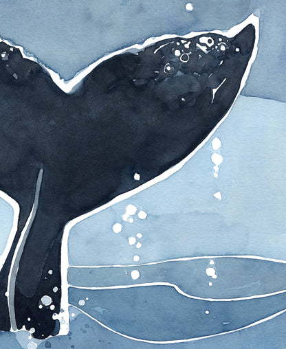 Whale Tail Art Print