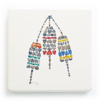 Nautical coasters | Buoys coaster