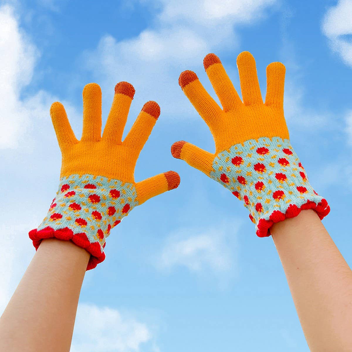 Cute Knit Gloves for Women  Touchscreen