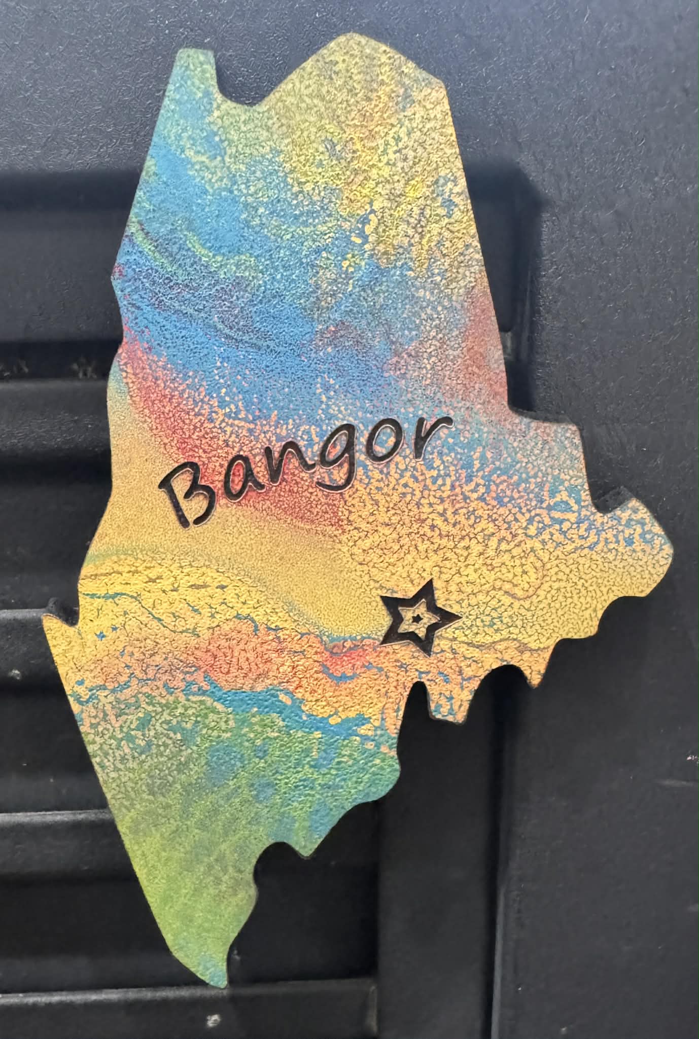 Maine Themed Wooden Magnets. Made Locally