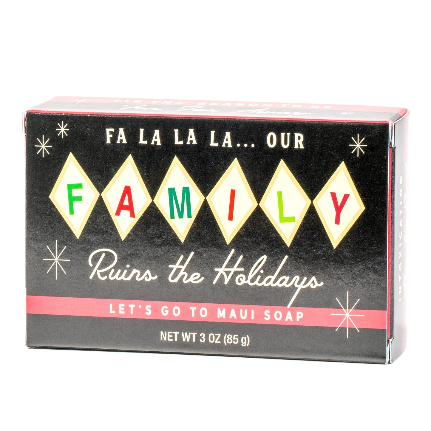 Family Holiday Triple-Milled Boxed Bar Soap | Christmas Gift