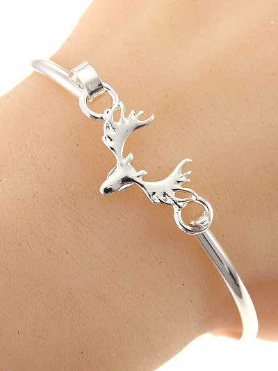 Moose Bangle Bracelet