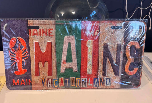 Maine License Plate