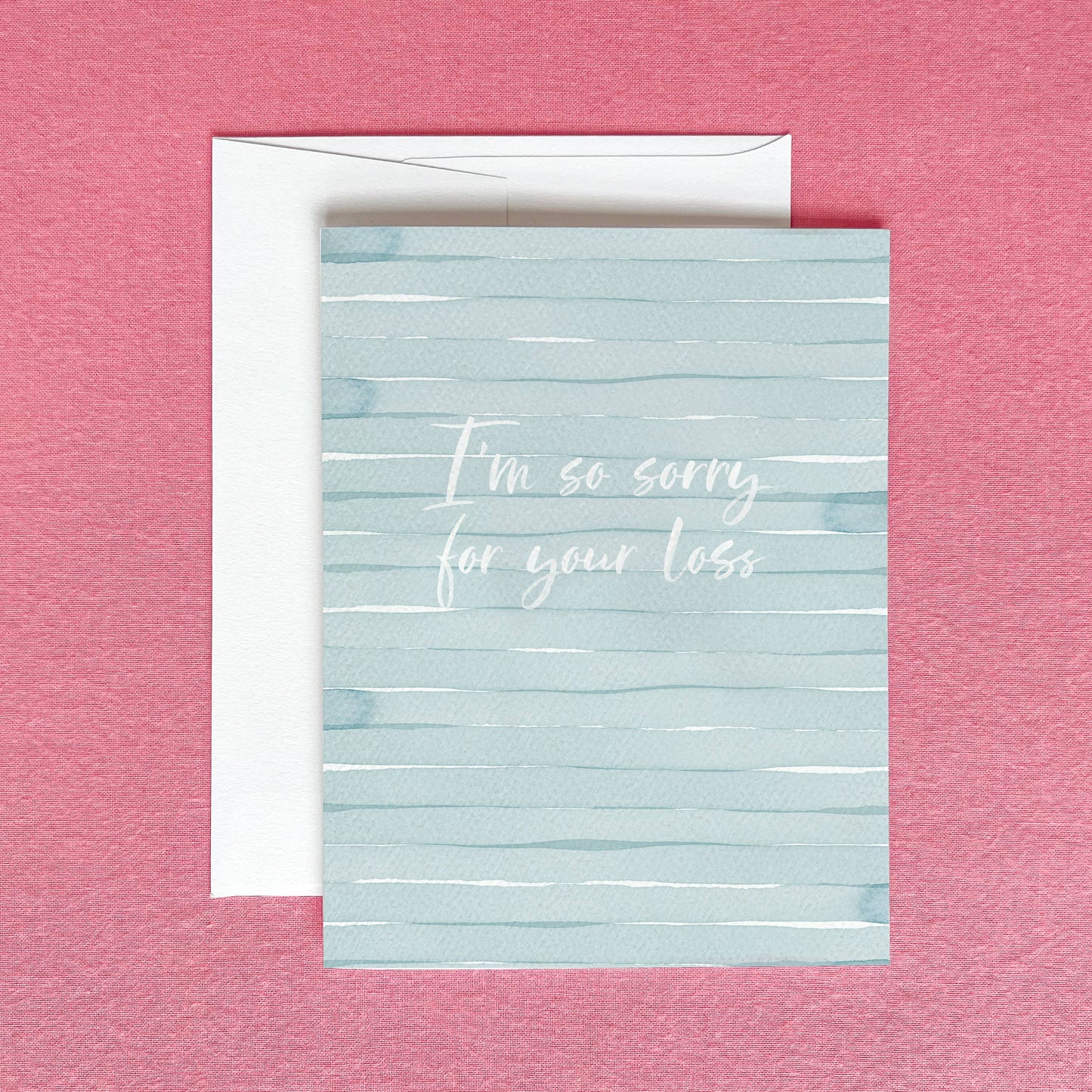 I'm So Sorry For Your Loss Greeting Card | Miscarriage Card