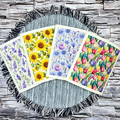 Fresh Lavender Swedish Dishcloths - Spring Decor