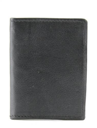 Lambskin Slim Card Case - Black