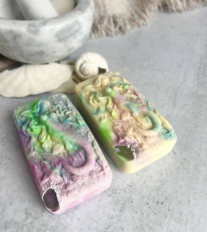 90s Hippie Hidden Sea Glass Sea Salt Soap
