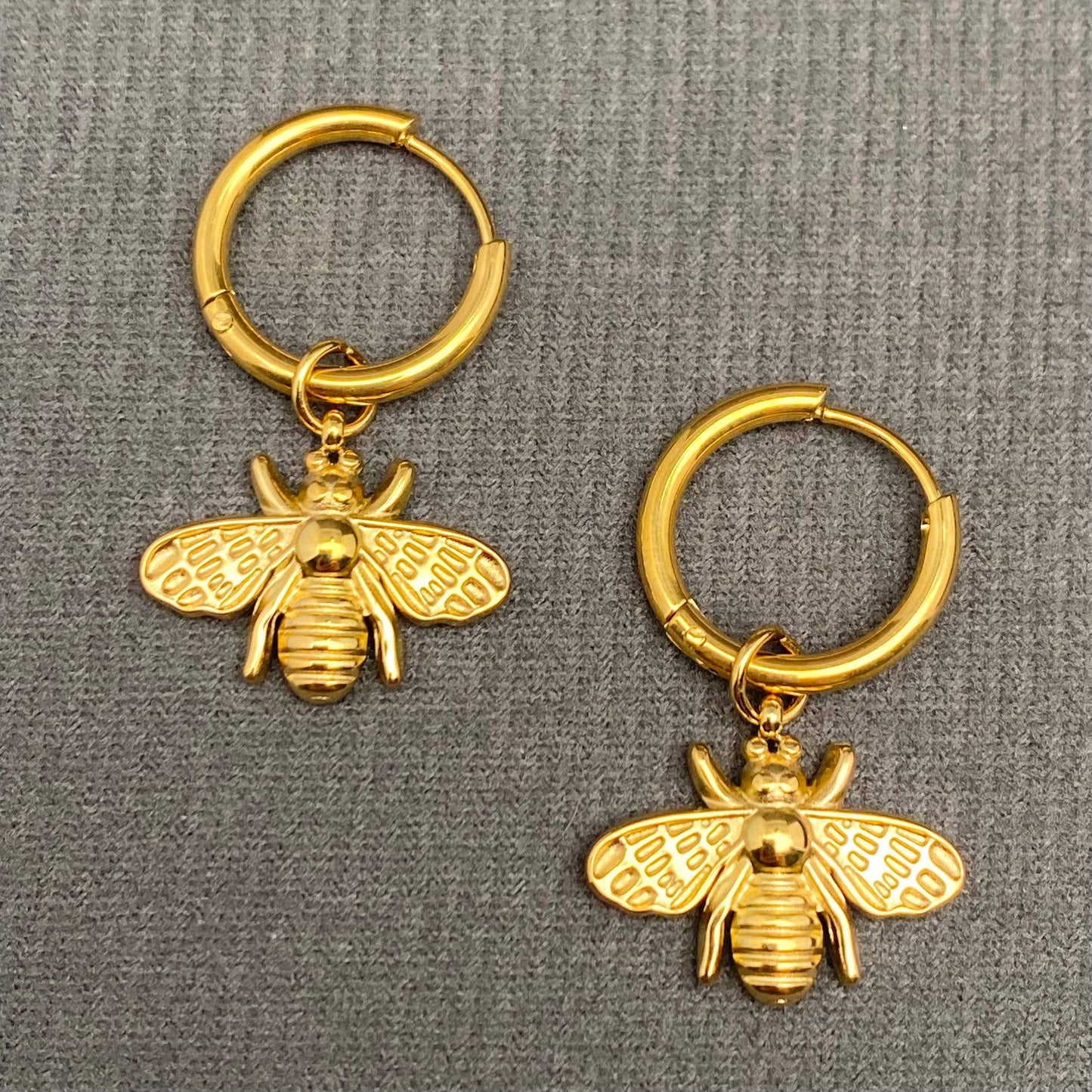 Bee  18K Gold Plated  Earrings