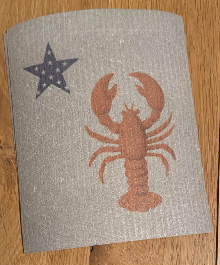 Maine Themed Swedish Dishcloths