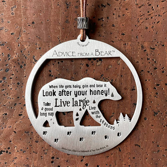 Advice from a Bear Ornament