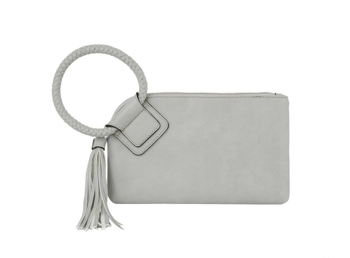 Sage Soft Vegan Leather Wristlet/Clutch