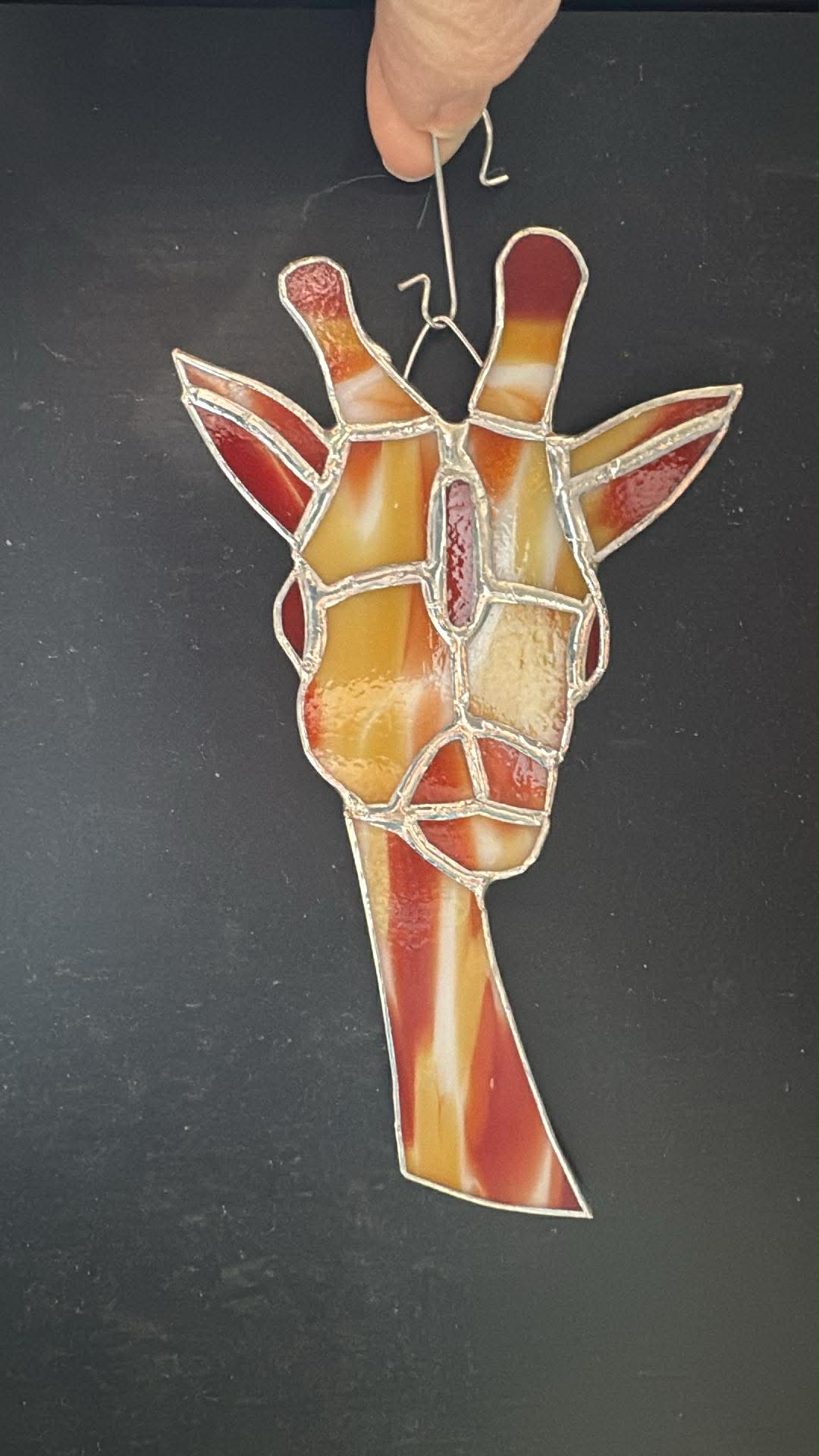 Cliff Giraffe Stained Glass