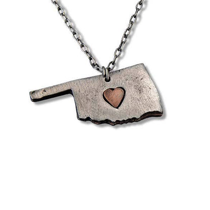 Home State Jewelry - Pewter State Necklace