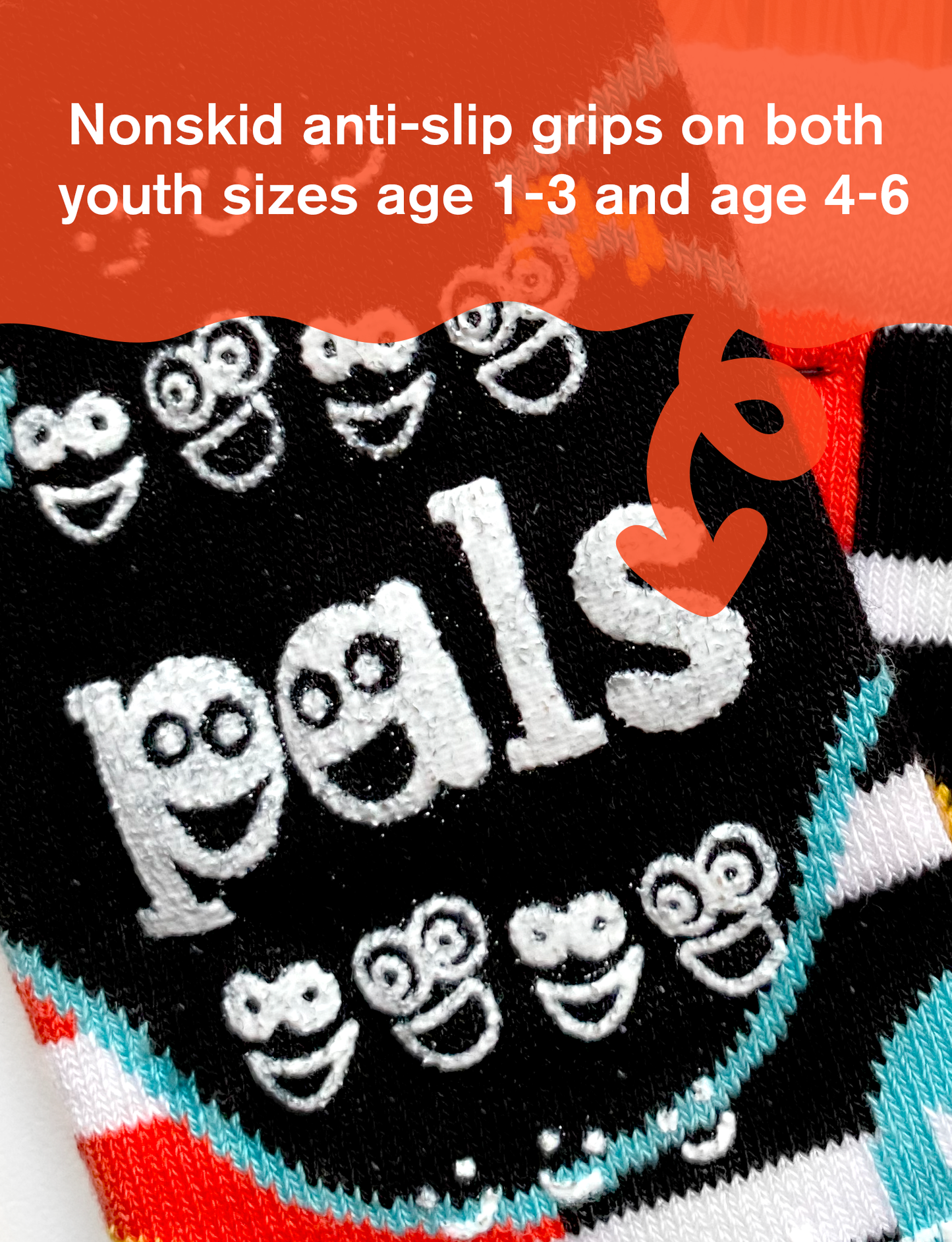 Julius & Skurvy - Fun Non-Slip Kids Socks (Limited Edition)